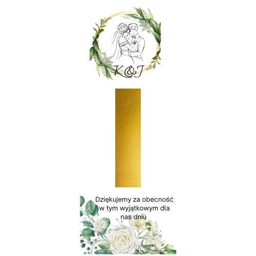 Podziękowania dla gości - ślub