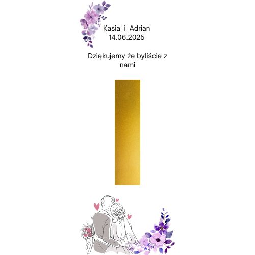 Podziękowanie dla gości-ślub